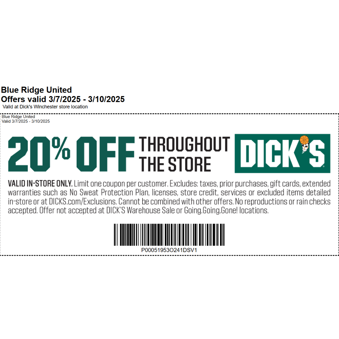 DICKS COUPON